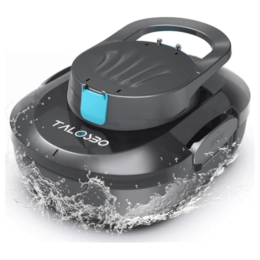 TALOSBO S1PRO 2026 Upgrade Poolroboter mit 120 Min Automatisch Reinigungszeit, Poolsauger Akku mit Dual-Motoren, 2,5H Ladezeit, Leichter Poolreiniger für Oberirdische Pools bis 100 m²