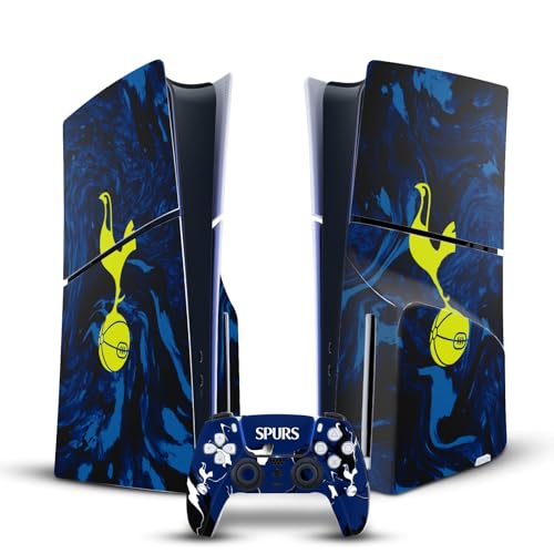 Skin Tottenham Hotspur PS5 Slim Autocollant Marbre pour Personnaliser votre Salon de Gaming