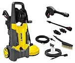 LAVOR Idropulitrice Ad Acqua Fredda DIVE EXTRA 135 Con Avvolgitubo, Accessorio Lavapatio, Spazzola, Fissa E Sonda Spurgatubi 6 Metri, Pressione 135 Bar Max, Portata 420 Litri Ora Max