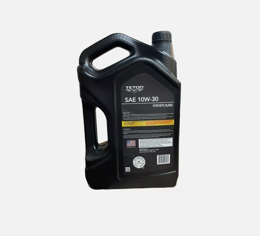 Teton 10W-30 Synthetic Blend High Performance Advanced Motor Oil API SP ILSAC GF-6A 5 Quarts 4.73L For Gasoline Engines Made in USA (3)
