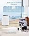 EUHOMY Portable Air Conditioners, 14000 BTU Portable AC Unit up to 700 Sq.Ft, 4-in-1 Portable Air Conditioner with Cool,mDehumidifier, Fan, Sleep Mode, 24H Timer, Remote, for Apartment, RVs, Bedroom