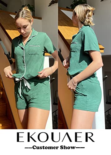 Ekouaer-Women-Classic-Soft-Short-Pajamas-Set Ekouaer-Women-Classic-Soft-Short-Pajamas-Set