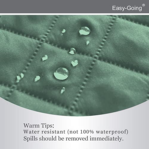 image for Easy-Going Recliner Chair Slipcover Reversible Sofa Cover Water Resist
