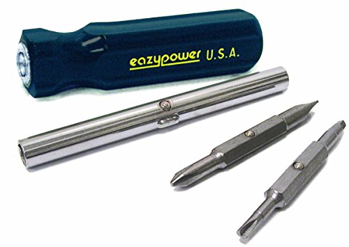 Image of Eazypower 81681 1-Pack Black 8-in-1 Molded Handle Screwdriver T15 /T20 (2-1 /2-inch Length),