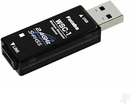 Futaba WSC-1 USB Dongle S-FHSS RC Simulator Controller Adapter