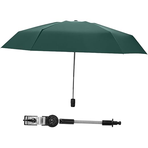 Stroller Parasol Sun Protection Umbrella Green