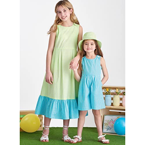 Simplicity SS9617K5 Child/Girl Dress K5 (7-8-10-12-14), Multicolor - Image 3