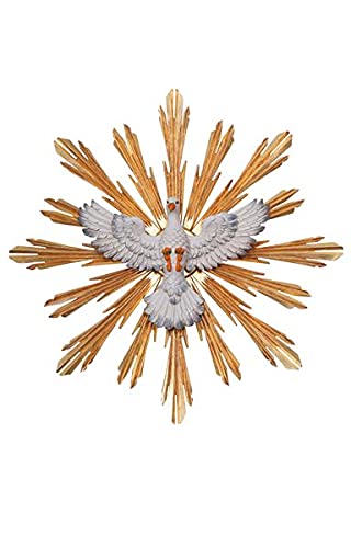 generico Estatua del Espíritu Santo de madera de Val Gardena para colgar, varios tamaños disponibles (paloma 3 cm / radio 6,5 cm)
