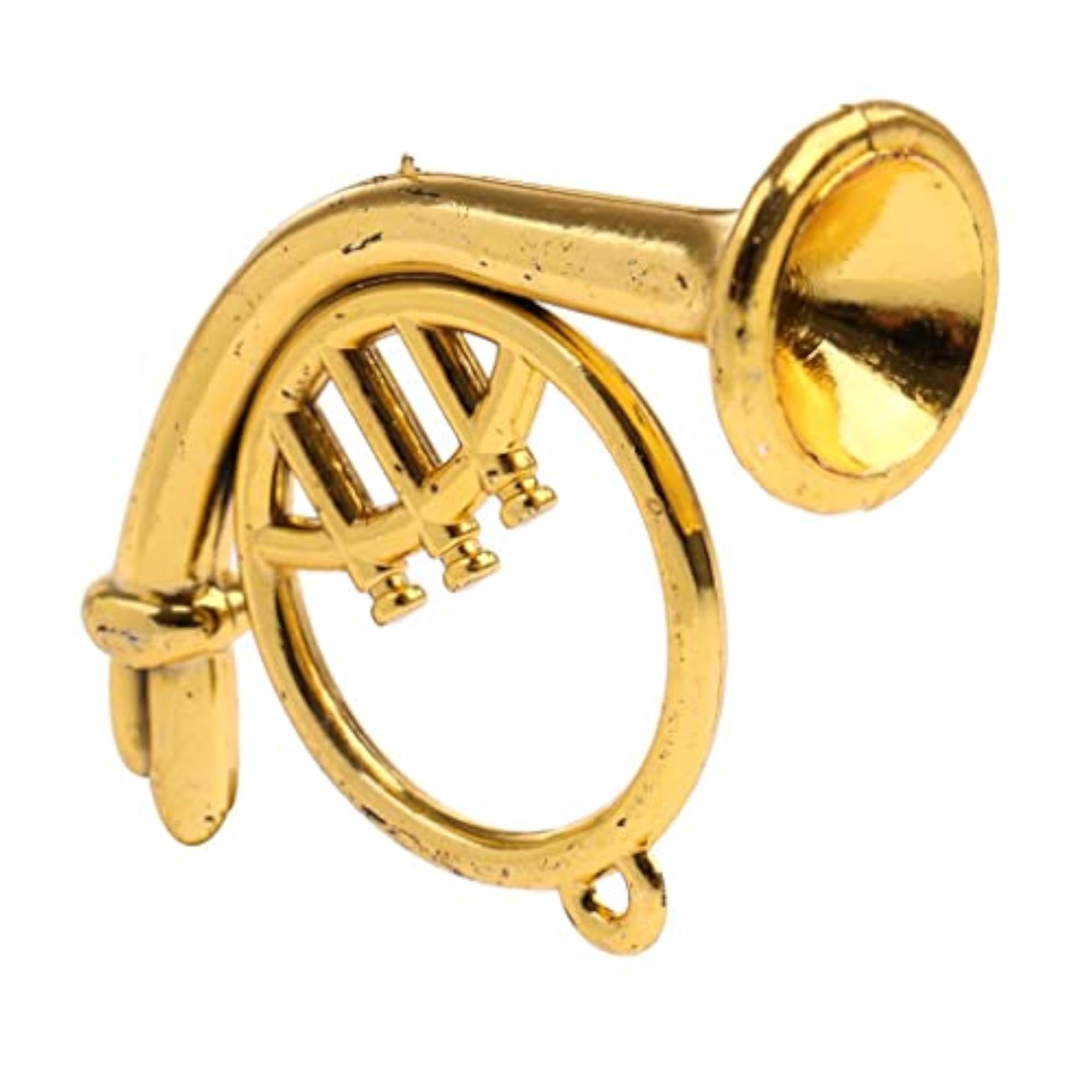 Dollhouse Miniature Musical Instrument Plastic Bend Brass Model