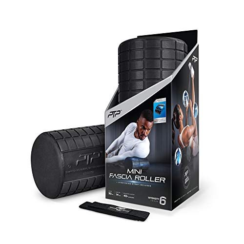 PTP Roller Mini Rollo para fascias, Unisex Adulto, Negro, Talla única