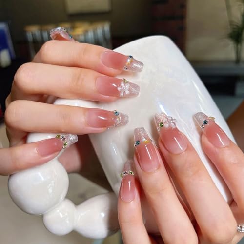 BIBII Nails lC`bv t 3D Z ԕ t ؍ lC V[g 10 LbgAC }Olbg 100% handmade nailsŊȒP ėp\  킢 Vv  l w Ǝ