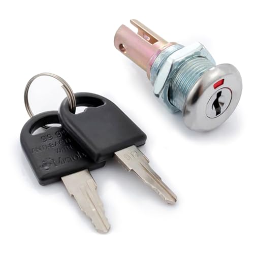 Serrure de boîte à outils robuste en alliage de zinc, serrures universelles avec clés, serrure tiroir à tringlerie pour armoire en métal, boîte outils...