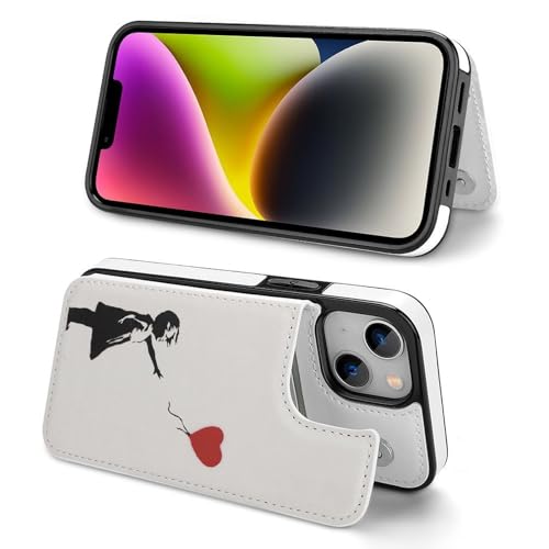 iPhone13MinipP[X 蒠^ oNV[ ̎q ԂD Banksy ACtH13MinipP[X 蒠^ w z^ gуJo[ PUU[ y ϏՌ J[h[ X^h@\  X}zP[X