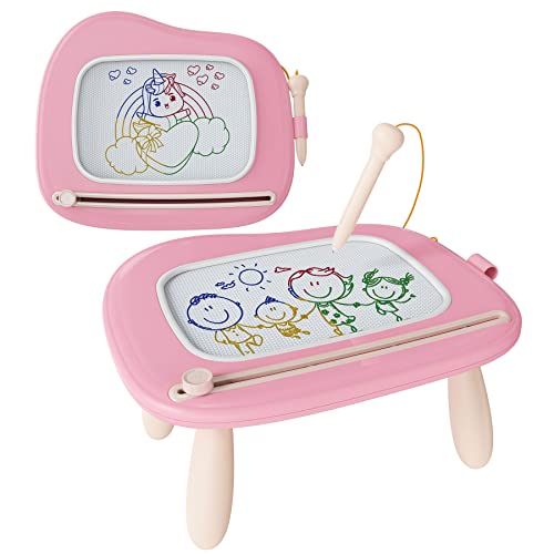 Image of Bopicokok Toddler Toys for 1-2 Year Old Girls Boys, Magnetic Drawing Board Doodle Board Drawing Table Educational Learning Toys for Kids, Babys 18 Months to 3 Years Gifts