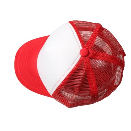 Image of TZ Promise Men Women Foam Trucker Hat Mesh Cap Solid Colors Lightweight with Adjustable Snapback Collection