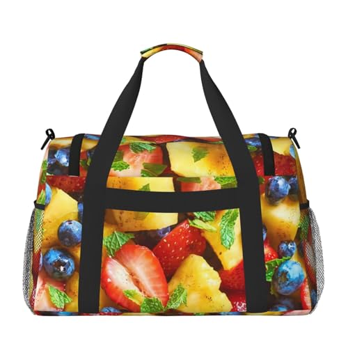 Fruit Salad Travel Duffle Bag – Large Capacity Hand & Shoulder Bag For Sports, Gym, Fishing & Outdoor Adventures2