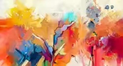 Impression texturée abstraite grand format 60x120cm cadre - 3