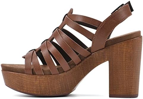 WHITE MOUNTAIN Women's Alliance Platform Clog, Dk.Tan.Burn/Smooth, 8 M | Image 3