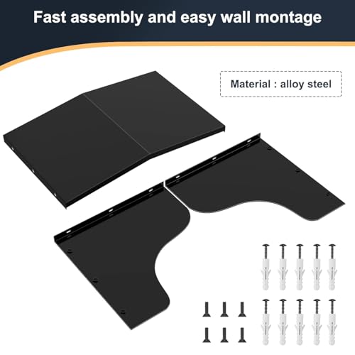 Image of EV MASTER EV Charger Weather Protection Cover | Heavy-Duty Alloy Steel Wall-Mount Rain Shield & Protective Roof for Electric Vehicle Charging Station, Universal Fit for Home Wallbox Chargers