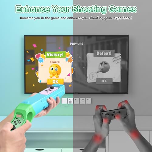 Image of FASTSNAIL Switch Shooting Gun Controller Grips for Nintendo Switch 1 /OLED