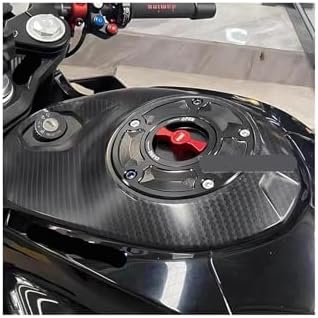 Fuel Cap For RVF 400 ALL YEARS RC51 ALL YEARS CNC Keyless Motorcycle CNC Gas Fuel Tank(Black no L)
