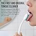 Tung Brush Tongue Cleaner, Plastic Tung Scraper, Tongue Cleaning to Fight Bad Breath, Halitosis Defense, USA Made, 2-Pack w/Cap