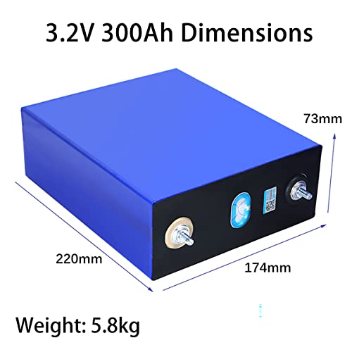 Lifepo4 Cells 3.2V 304Ah Eve Battery Grade A Deep Cycle Lithium Iron Phosphate Rechargeable Battery With Qr Code,Screws And Connectors,Power Supply For Solar Systems,Golf Cart,Motor,Off Grid #TOP1