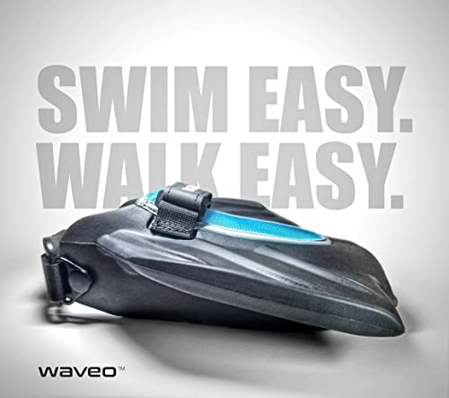 Aletas cortas ajustables Waveo Elite natación buceo S ergonómicas 6