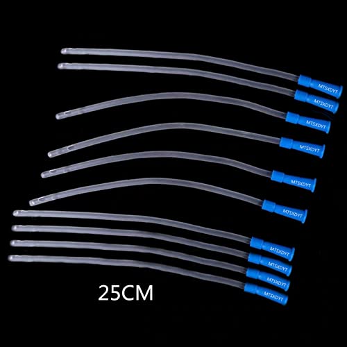 Enema Catheter Colon Tube, Replacement Enema Tube 25Cm Colon Tip,Mtsxdyt Medical Grade Soft Insert Tips For Colon Cleaning,Disposable Cleaning Enema Nozzless(10 Pack)，14Fr #TOP3