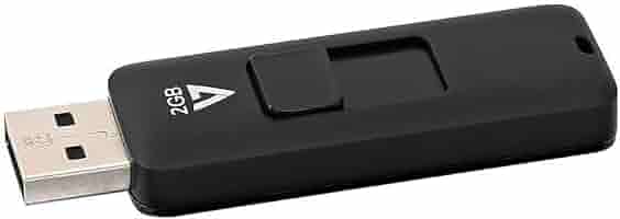 Amazon.com: V7 2GB USB 2.0 Flash Drive with Retractable USB