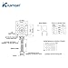 Kamoer KPHM400-ST high flow stepper motor peristaltic pump 24V variable speed lab liquid dosing pump 0~400ml/min