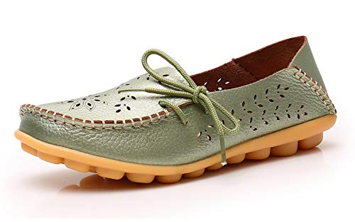 Image of VenusCelia Women's Breathable Comfort Walking Office Flat Loafer