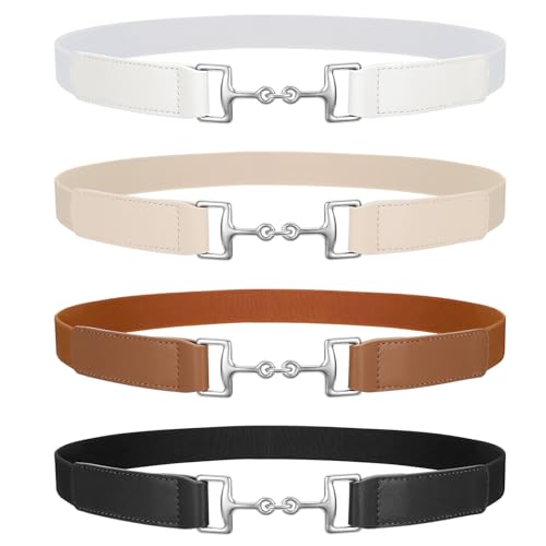 Belts for Women Adjustable Skinny Elastic Belt for Dresses