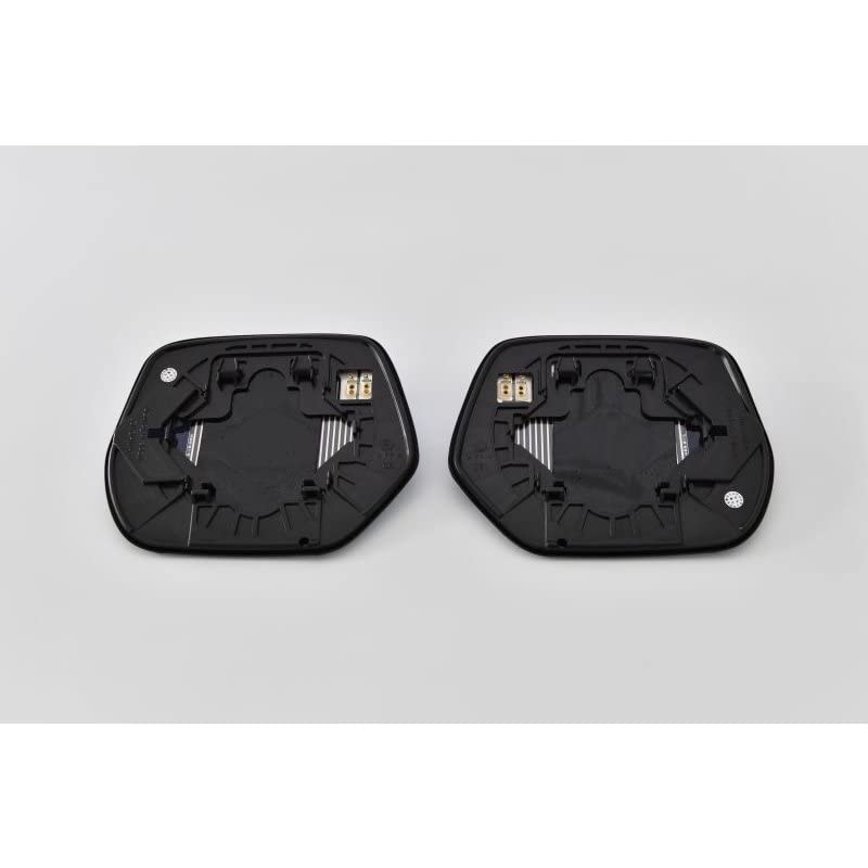 Amazon | AutoStyle ワイドビューブルードアミラーレンズ 純正交換 