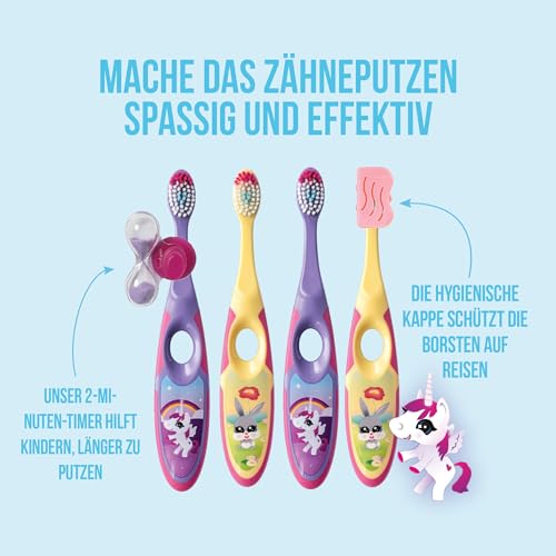 Jordan ® | Step 2 Zahnbürste Kinder | Kinder zahnbürste für 3-5 Jahre | Weiche Borsten, doppelter ergonomischer Griff & BPA-frei… – Ansicht 4