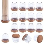 Ezprotekt – Ezprotekt Φ 21-28 mm Stuhlbeinabdeckungen, 16 Stück weiche t