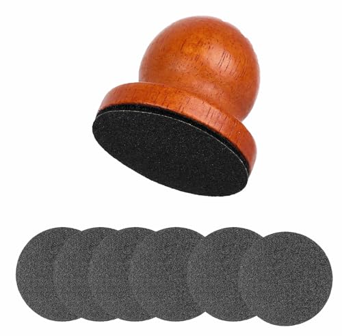 Silent Dog Nail File with 6PCS Replaceable Filing Disc Dog Scratch Pad for Nails Dogs Self Nails Files Board Pet Nail Care Tool for Dogs and Cat