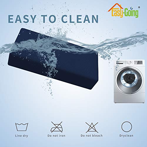 image for Easy-Going Stretch Ottoman Cover Folding Storage Stool Furniture Prote