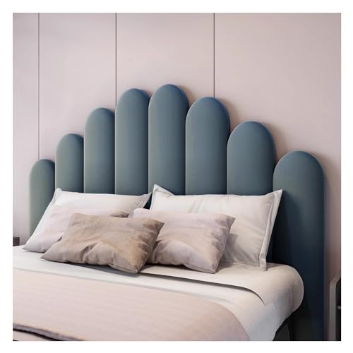 Cabecero tapizado 3D anticolisión, acolchado de pared para decoración y protección de dormitorio