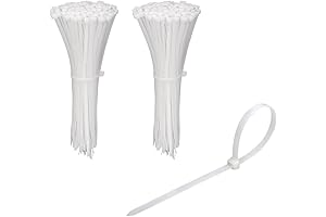 KOOWIN 4 Inch Cable Ties Bulk 200 Pack