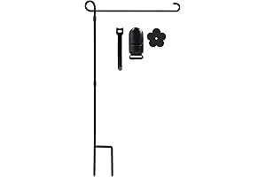 YEAHOME Garden Flag Holder Stand : Top-Notch Yard Flag Stand for a...