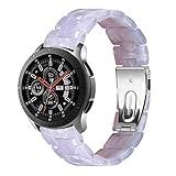 ►Instalación rápida: la pulsera de resina está equipada con dos pasadores de resorte para la conexión entre la pulsera de resina y su reloj en ambos extremos de la correa. No se necesita ninguna herramienta. Fácil y directa instalación y eliminación de un botón. TENGA EN CUENTA: Los pasadores de liberación rápida no están en la banda. Utilice los pasadores de liberación rápida incluidos en el paquete para equipar el cabezal de la banda. Y luego conéctate a tu reloj
