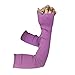 Produktbild Share Maison Fingerlose Armstulpen für Damen, Winter, dehnbare Handschuhe, Kaschmirwolle, Handschuhe, 50 cm, extra lange Handschuhe, 7-light purple, Medium