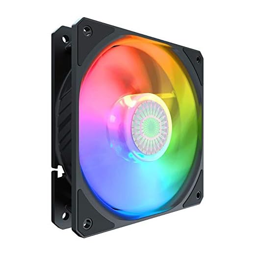Cooler Master SickleFlow 120 ARGB 3-i-1-paket chassi- och kylfläkt - Styrenhet ingår - Kompatibel med ARGB-moderkort, genomskinliga Air Balance blad - 62 CFM, 2,5 mmH20, 8 till 27dBA - ARGB