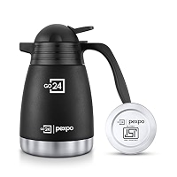 Go24 pexpo Cosmo ISI Certified Stainless Steel Carafe - 1 Litre