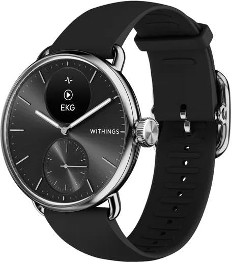 Image of WITHINGS ScanWatch 2 - Hybrid Smart Watch, Heart Rate Monitoring, Fitness Tracker, Cycle Tracker, Sleep Monitoring, GPS Tracker, 30-Day Battery Life, Android & Apple Compatible, HSA /FSA