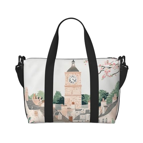 Travel Duffle Bag Blossom Weekender Overnight Bags Luggage Bag for Women Men Waterproof Sports Gym Bag Hand Bag with Shoulder Strap2