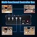FoxAlien NEMA23 Stepper Motors Upgrade Kit for Masuter 3, 4PCS 57-76 Open-Loop Motors with DM542 Drivers Controller Box, Drag Chain Cable for Masuter 3 CNC Router Machine Milling Engraving