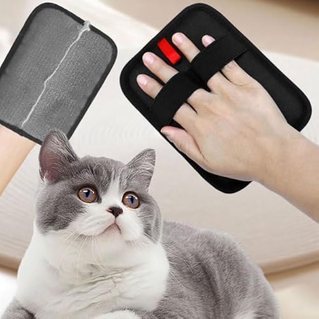 Pet Hair Removal Glove, Electrostatic Pet Hair Removal Gloves, 2025 Newly Upgraded, Reusable Hair Remover for Couch, Furniture, Carpet,Car Seat, Animal Fur Removal Tool, 1-PCS-dkxmD40e