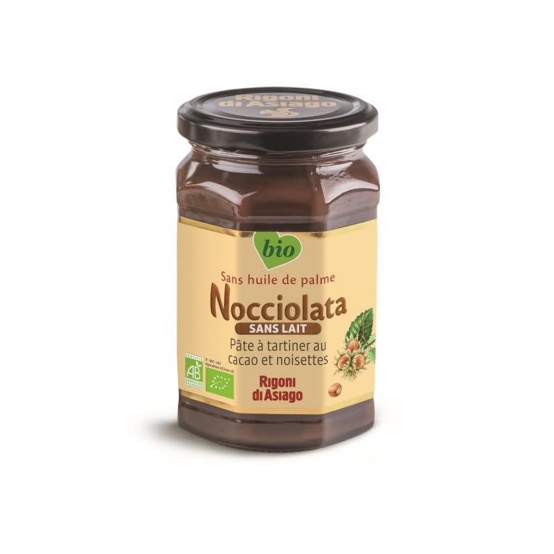 NOCCIOLATA - Nocciolata Sans Lait Pâte À Tartiner Bio Cacao Noisettes 250G - Lot De 3 - Vendu Par Lot